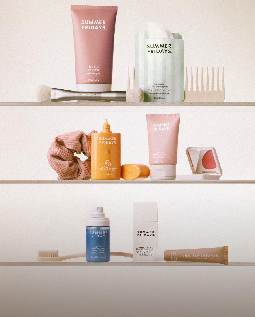 Summer Fridays skincare and hybrid makeup